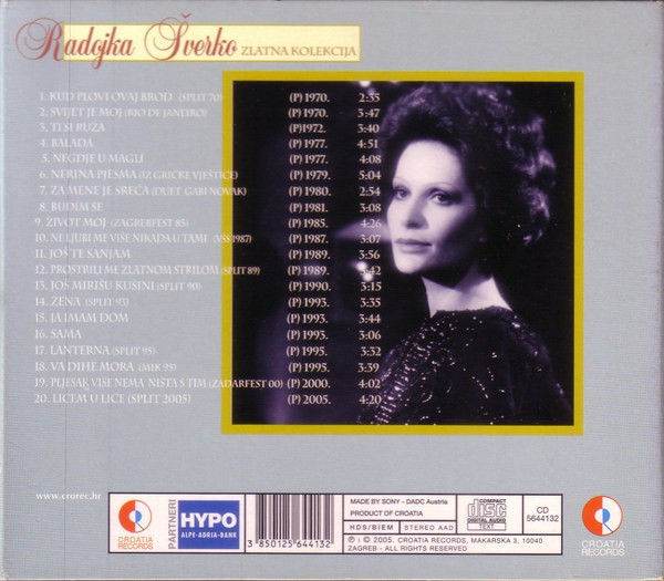 Radojka Šverko - Zlatna Kolekcija (CD, Comp, 1st)
