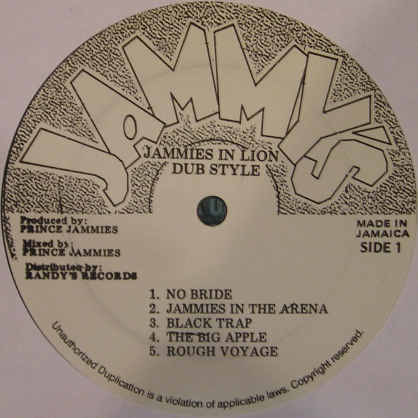 Prince Jammy's* - In Lion Dub Style (LP, Album, RE)