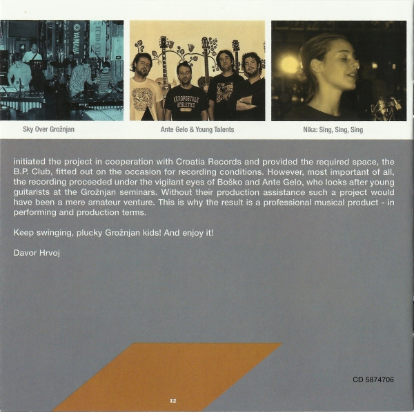 Various - Sky Over Grožnjan - The Future Of Croatian Jazz (CD, Comp)