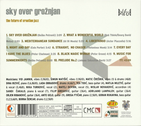Various - Sky Over Grožnjan - The Future Of Croatian Jazz (CD, Comp)