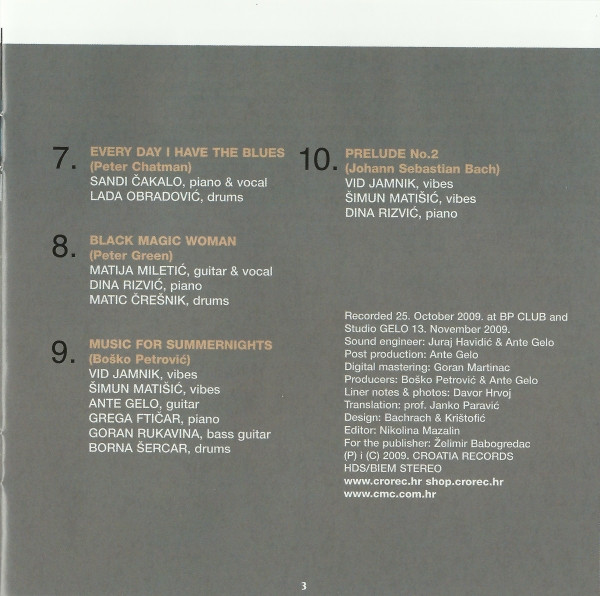 Various - Sky Over Grožnjan - The Future Of Croatian Jazz (CD, Comp)