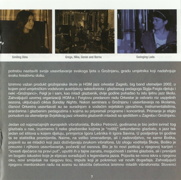 Various - Sky Over Grožnjan - The Future Of Croatian Jazz (CD, Comp)