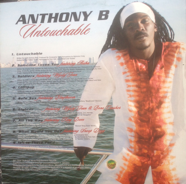 Anthony B - Untouchable (LP, Album)