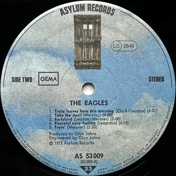 The Eagles* - Eagles (LP, Album, RE)