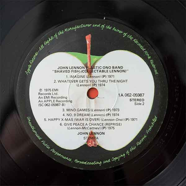 Lennon* / Plastic Ono Band* - Shaved Fish (LP, Comp, RE)