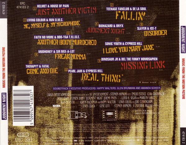 Various - Judgment Night (Music From The Motion Picture)  (CD, Album)