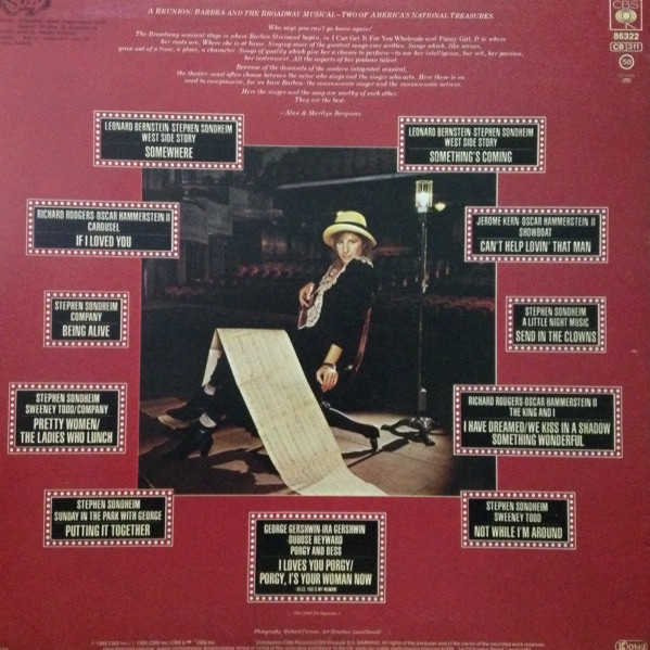 Barbra Streisand - The Broadway Album (LP, Album)