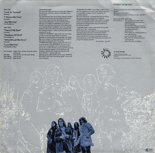 Uriah Heep - Look At Yourself (LP, Album, RE)