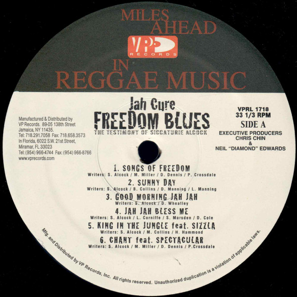 Jah Cure - Freedom Blues (LP, Album)