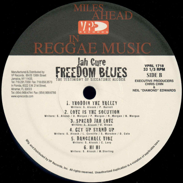 Jah Cure - Freedom Blues (LP, Album)