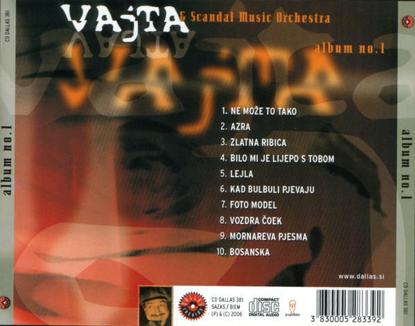 Vajta & Scandal Music Orchestra* - Album No. 1 (CD, Album)