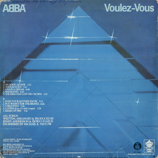 ABBA - Voulez-Vous (LP, Album, Blu)