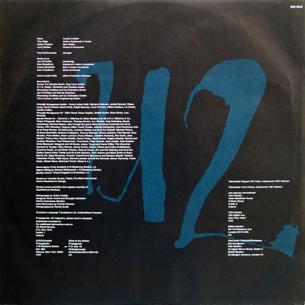 U2 - Achtung Baby (LP, Album, Son)