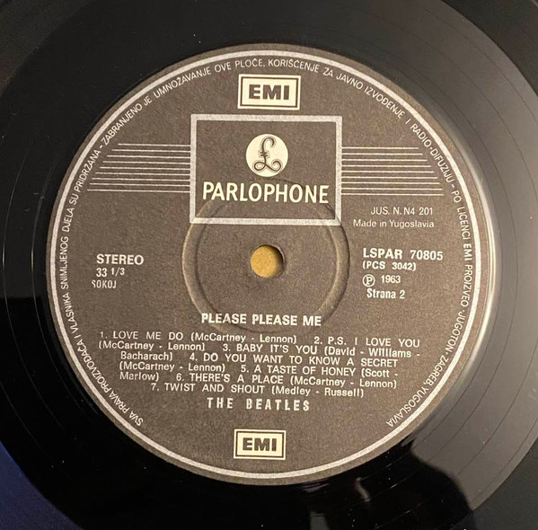 The Beatles - Please Please Me (LP, Album, RE)