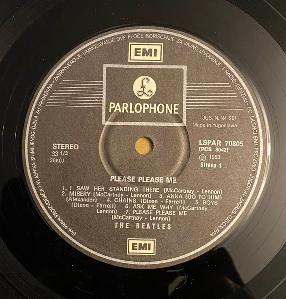 The Beatles - Please Please Me (LP, Album, RE)
