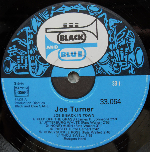 Joe Turner - Joe's Back In Town (LP, Album)