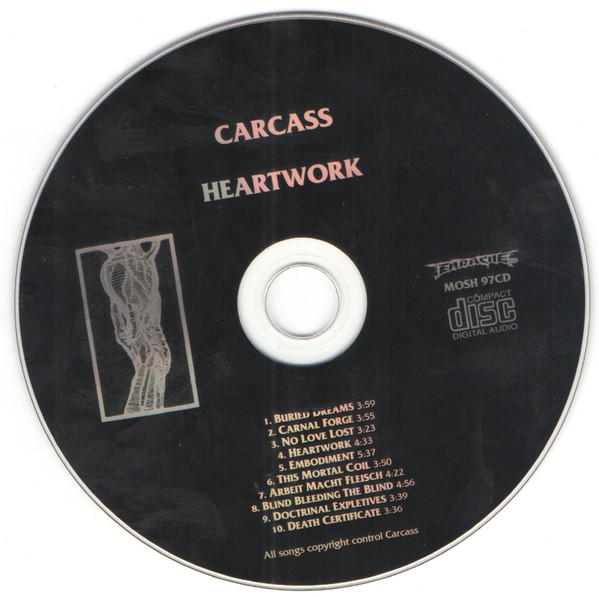 Carcass - Heartwork (CD, Album, RE, Lyn)