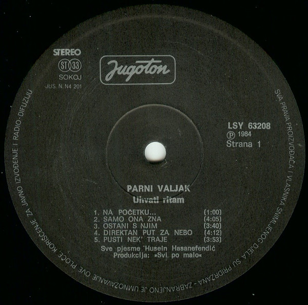 Parni Valjak - Uhvati Ritam (LP, Album, RP, Blu)