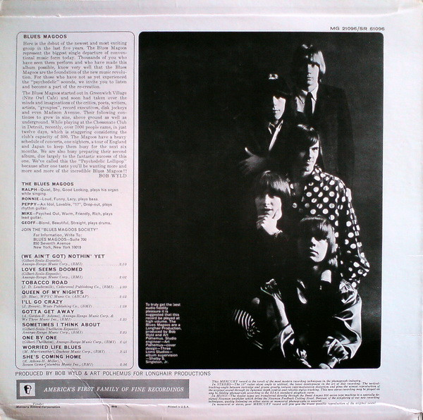 Blues Magoos - Psychedelic Lollipop (LP, Album, Mer)