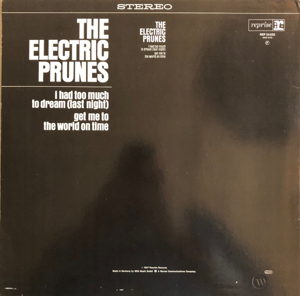 The Electric Prunes - I Had Too Much To Dream Last Night (LP, Album, RE)