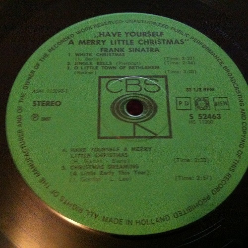 Frank Sinatra - Have Yourself A Merry Little Christmas (LP, Comp, RE)