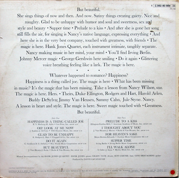 Nancy Wilson - But Beautiful (LP, Album)