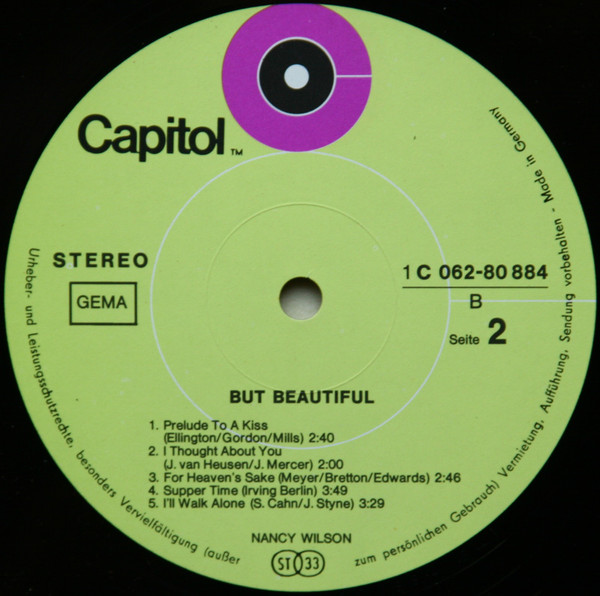 Nancy Wilson - But Beautiful (LP, Album)