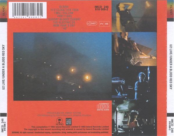U2 - Live / Under A Blood Red Sky (CD, MiniAlbum, RE)