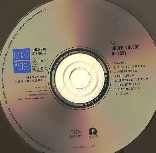 U2 - Live / Under A Blood Red Sky (CD, MiniAlbum, RE)