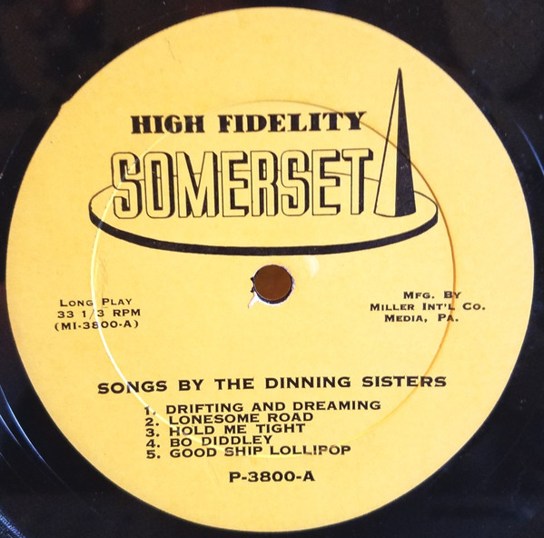 Jean Dinning - Songs By The Dinning Sisters (LP, Album)