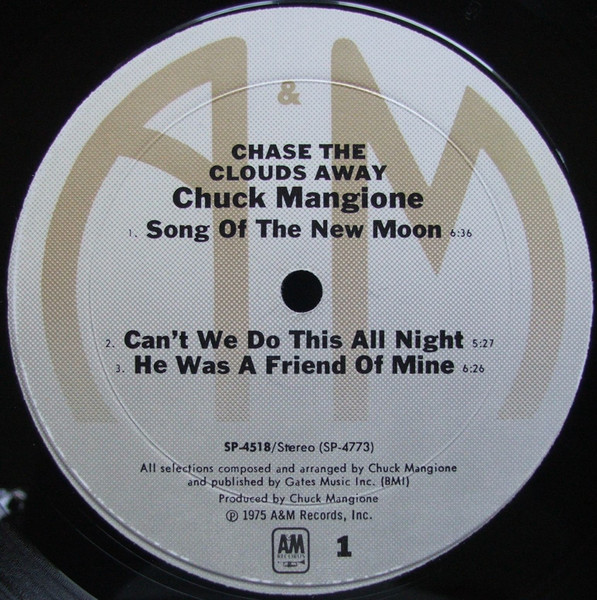 Chuck Mangione - Chase The Clouds Away (LP, Album, Pit)