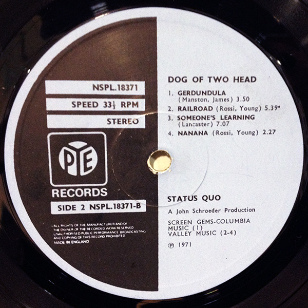 Status Quo - Dog Of Two Head (LP, Album, Gat)
