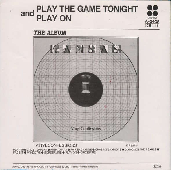 Kansas (2) - Play The Game Tonight (7