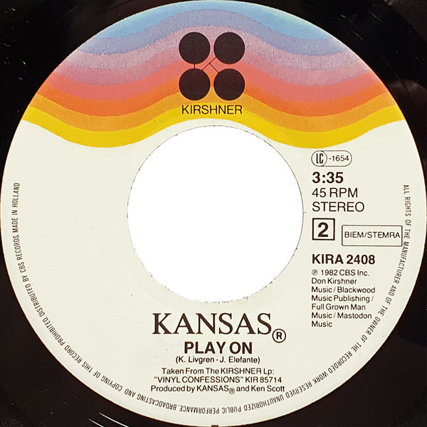 Kansas (2) - Play The Game Tonight (7