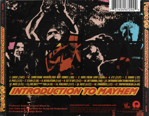 Primer 55 - Introduction To Mayhem (CD, Album)