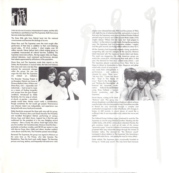 Diana Ross & The Supremes* - Love Supreme (LP, Comp)