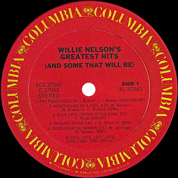 Willie Nelson - Greatest Hits (& Some That Will Be) (2xLP, Album, Comp, Gat)
