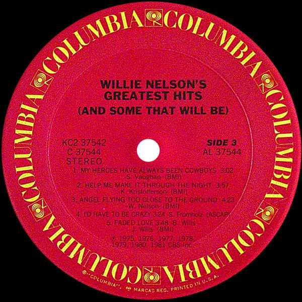 Willie Nelson - Greatest Hits (& Some That Will Be) (2xLP, Album, Comp, Gat)