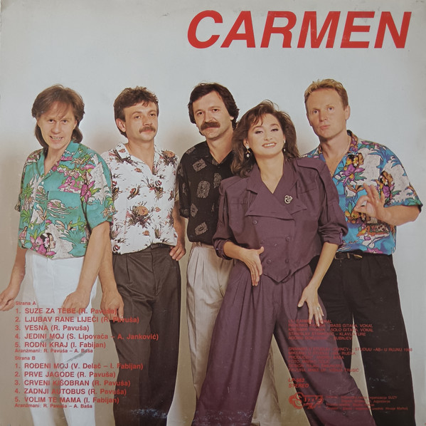 Carmen (33) - Suze Za Tebe (LP, Album)