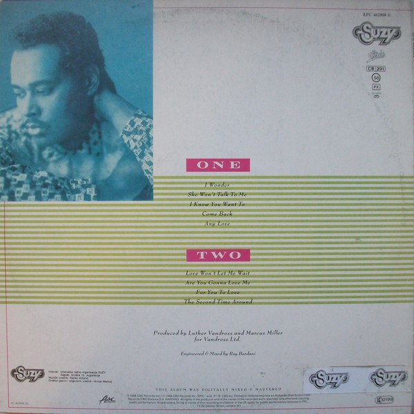 Luther Vandross - Any Love (LP, Album)