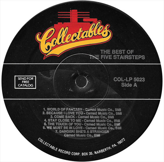 The Five Stairsteps* - The Best Of The Five Stairsteps (LP, Comp)