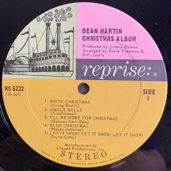 Dean Martin - The Dean Martin Christmas Album (LP, Album)