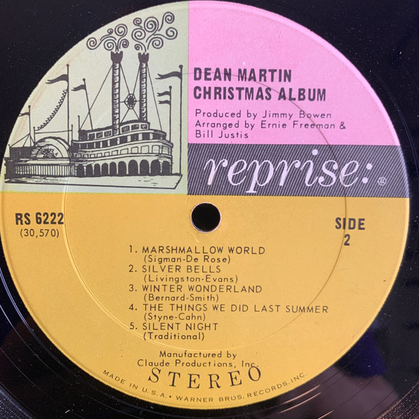 Dean Martin - The Dean Martin Christmas Album (LP, Album)