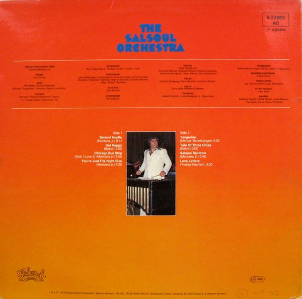 The Salsoul Orchestra - Tangerine (LP, Album)