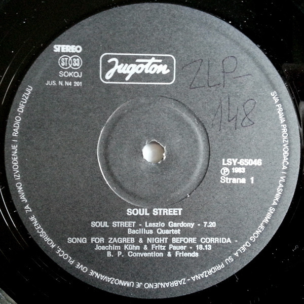 Various - Soul Street 4. International Zagreb Jazz Fair (2xLP, Album, Gat)