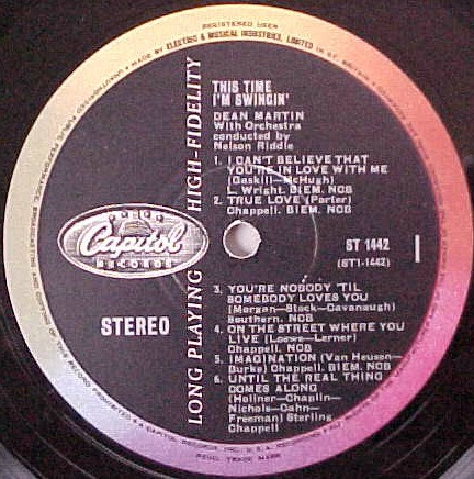 Dean Martin - This Time I'm Swingin' (LP, Album)