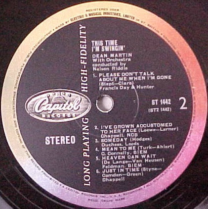 Dean Martin - This Time I'm Swingin' (LP, Album)
