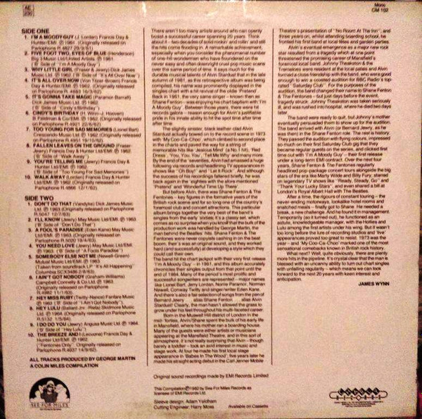 Shane Fenton & The Fentones - I'm A Moody Guy (LP, Comp, Mono)