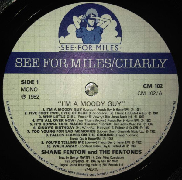 Shane Fenton & The Fentones - I'm A Moody Guy (LP, Comp, Mono)