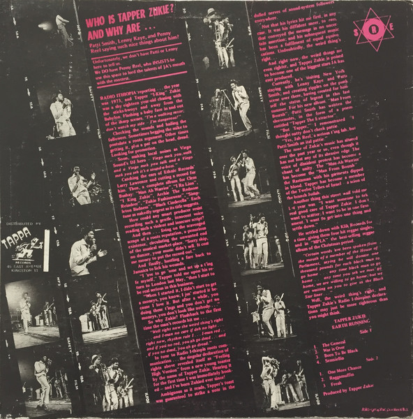 Tapper Zukie - Earth Running (LP)